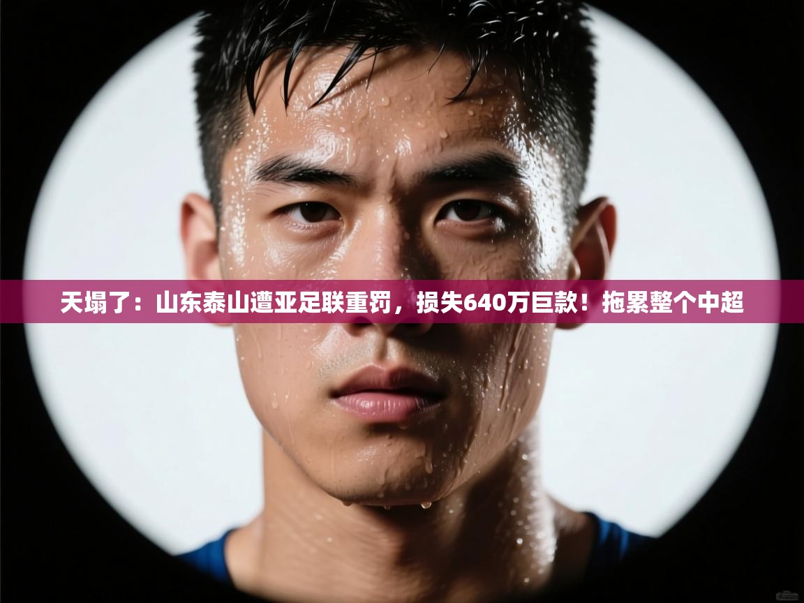 天塌了：山东泰山遭亚足联重罚，损失640万巨款！拖累整个中超
